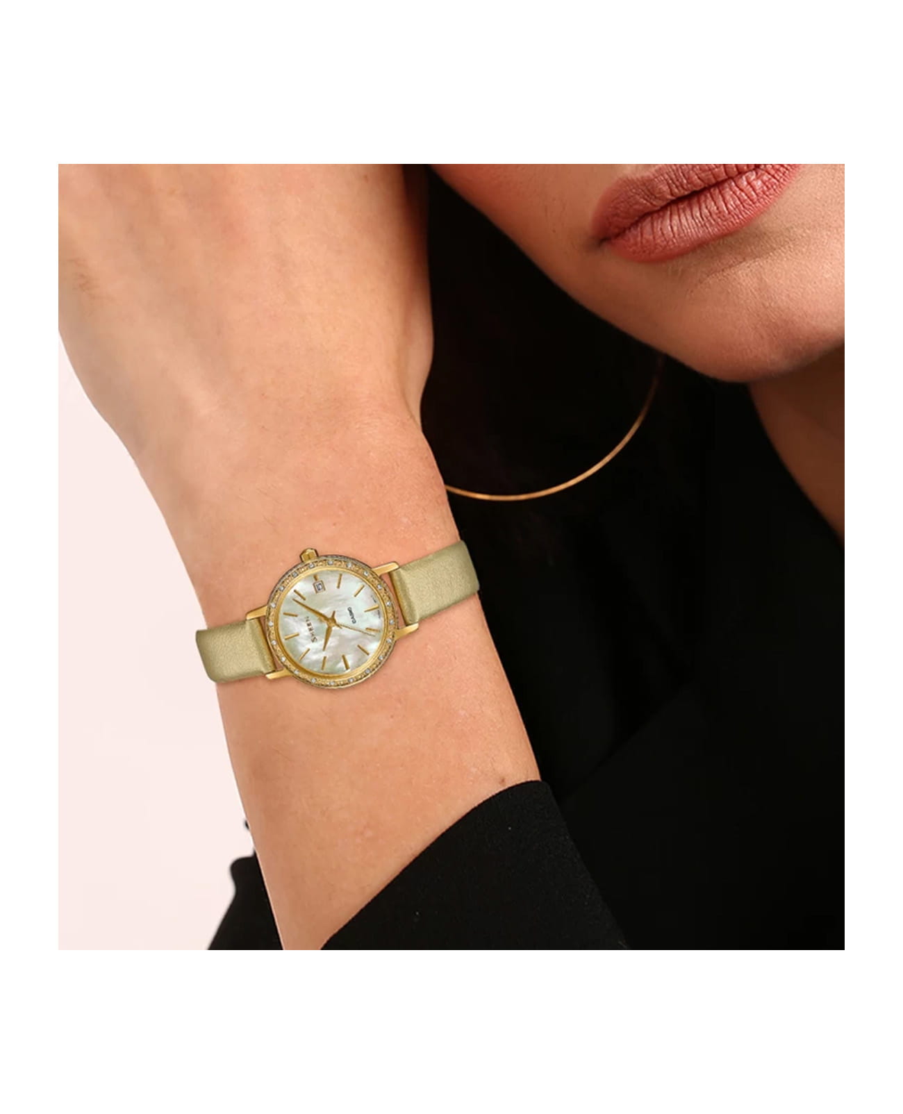 Casio Casio Sheen SHE-4060GL-9A , наручные женские часы фото под углом