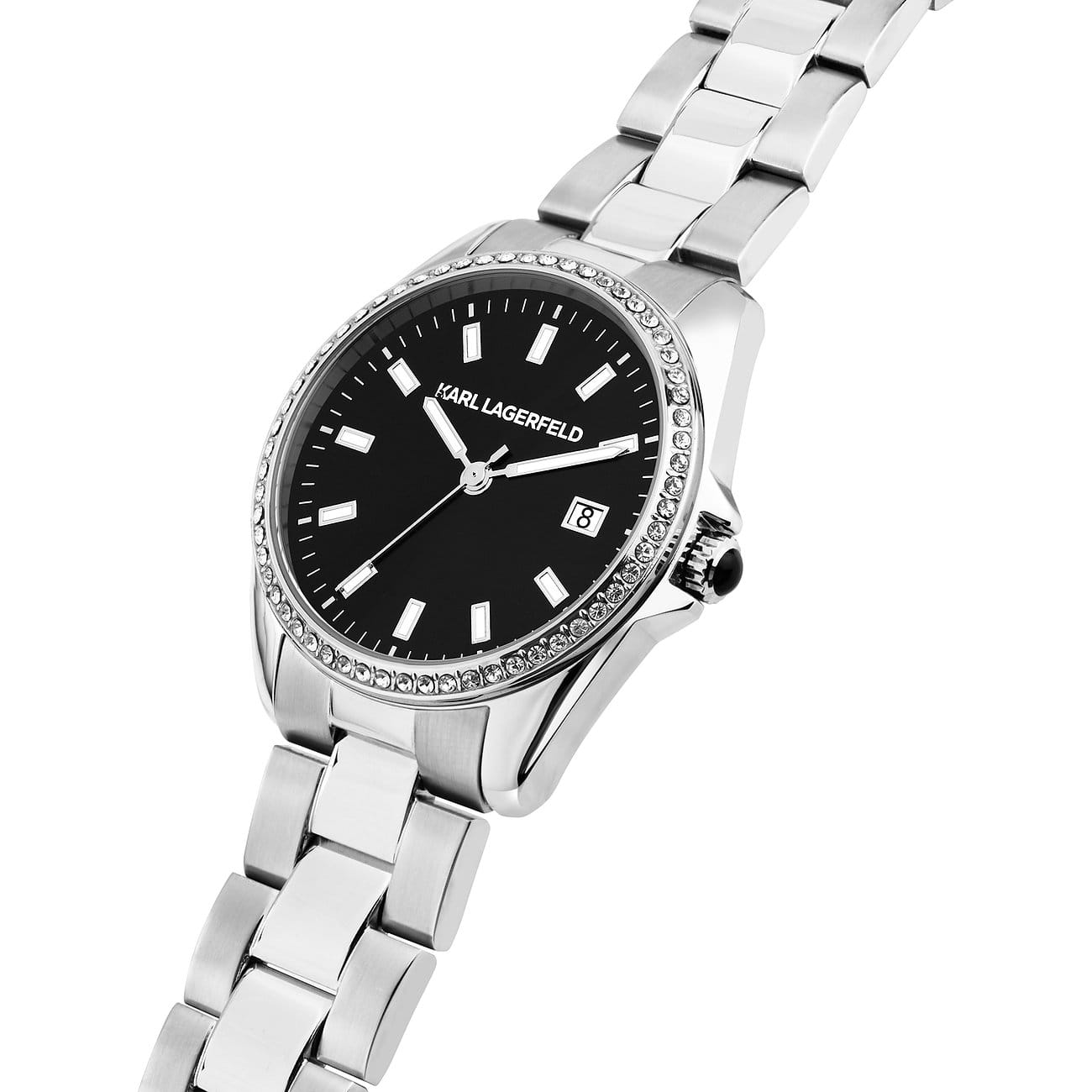 Karl Lagerfeld Karl Lagerfeld Round Essentials R0553101511 женские часы черный циферблат на запястье