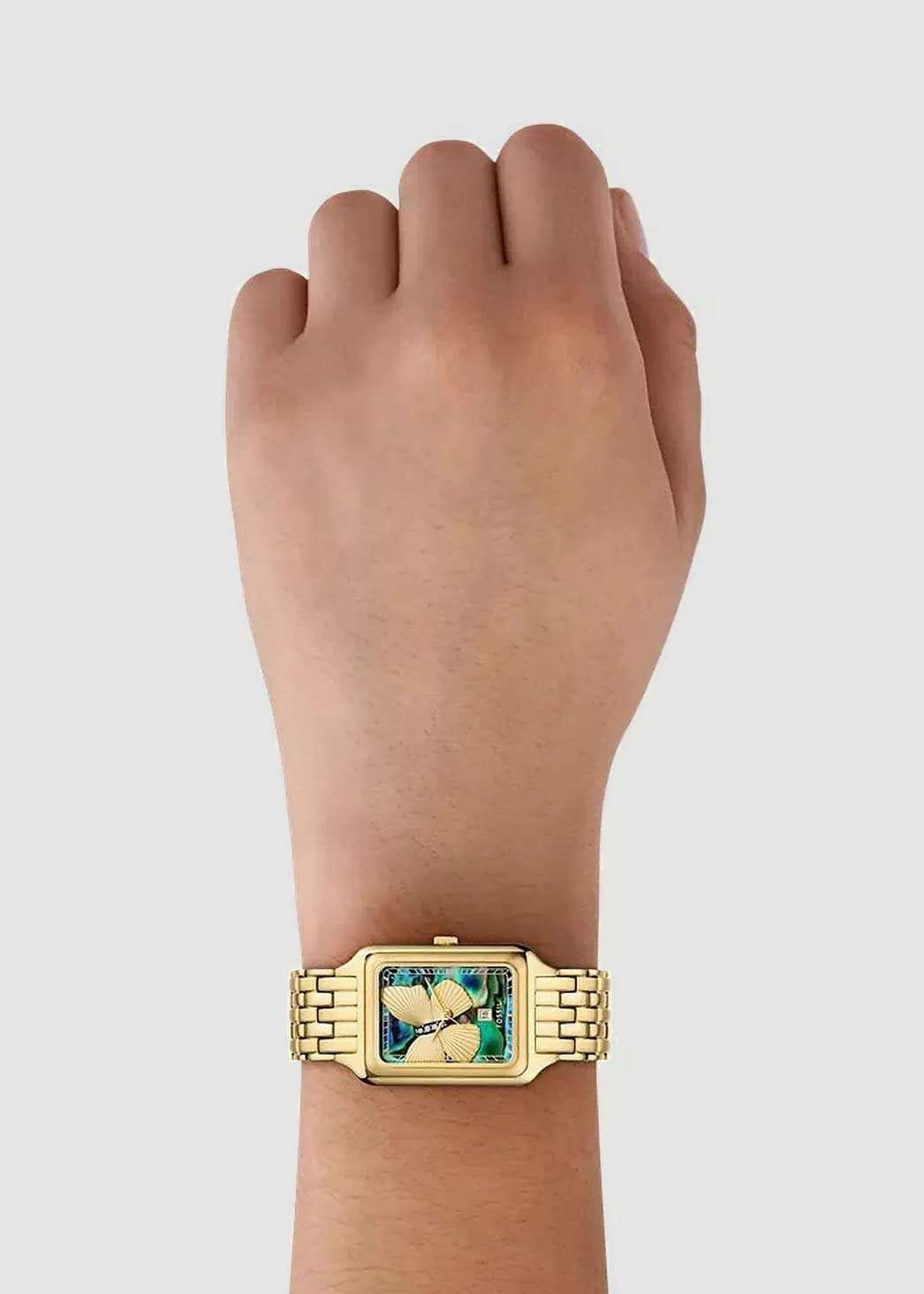 Fossil Fossil Raquel ES5409 кварцевые женские часы часы крупный план цветной циферблата