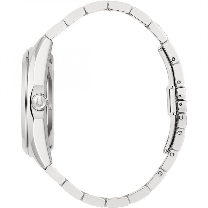 Bulova Bulova Surveyor 96A274,  сша мужские часы на браслете нержавеющая сталь боковой вид