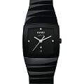 Rado Rado Sintra R13856702  R13856702 кварцевые женские часы черный циферблат, браслет высокотехнологичная керамика — вид спереди