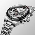 Longines L38354726 наручные мужские часы застежка крупным планом