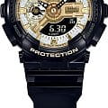 Casio Casio G-Shock GMA-S110GB-1ADR (GMA-S110GB-1A) электронные женские часы часы крупный план  циферблата