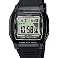 Casio Casio Collection W-201-1AVEG  W-201-1AVEG кварцевые мужские часы зеленый циферблат, браслет пластик — вид спереди