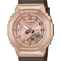 Casio Casio G-Shock GM-S2100CB-5ADR (GM-S2100CB-5A) GM GM-S2100CB-5A электронные женские часы розовый циферблат, браслет пластик — вид спереди