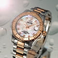 Jaguar Jaguar Couple Diver J871/5 кварцевые женские часы часы, крупный план перламутровый циферблат