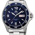 Orient Orient Diving Sports Automatic AA02002D  AA02002D механические мужские часы синий циферблат, браслет нержавеющая сталь — вид спереди