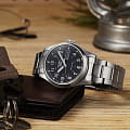 Seiko Seiko 5 Sports Field series SRPG27K1 мужские часы черный циферблат на запястье