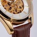 Jacques Lemans Jacques Lemans Automatic 1-2087E  австрийские мужские часы на браслете кожаный боковой вид