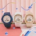 Casio Casio Baby-G BGA-280BA-2A кварцевые женские часы часы крупный план белый циферблата