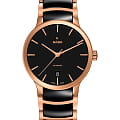 Rado Rado Centrix Automatic R30036172 Automatic R30036172 механические мужские часы черный циферблат, браслет сталь + pvd + керамика — вид спереди