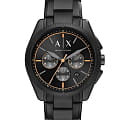 Armani Exchange Armani Exchange Fitz  AX2852  AX2852 кварцевые мужские часы черный циферблат, браслет сталь с ip покрытием — вид спереди