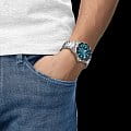 Tissot Tissot Seastar 1000 Powermatic 80 T120.807.11.091.00 мужские часы бирюзовый циферблат на запястье