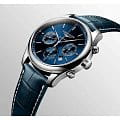 Longines Longines Master Collection L2.759.4.92.0 механические мужские часы часы крупный план синий циферблата