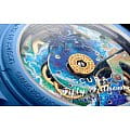 Swatch Swatch x Blancpain Atlantic ocean SO35A100 механические мужские часы часы крупный план синий циферблата