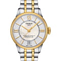 Tissot Tissot Chemin des Tourelles Powermatic 80 Lady T099.207.22.118.00 Chemin des Tourelles T0992072211800 механические женские часы белый циферблат, браслет сталь c pvd покрытием — вид спереди