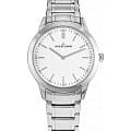 Jacques Lemans Jacques Lemans Classic 1-2097B  1-2097B кварцевые женские часы белый циферблат, браслет нержавеющая сталь — вид спереди