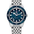 Rado Rado Captain Cook Automatic R32500203 Automatic R32500203 механические мужские часы синий циферблат, браслет нержавеющая сталь — вид спереди