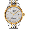 Tissot Tissot Le Locle Powermatic 80 T006.407.22.033.01 Le Locle Automatic T0064072203301 механические мужские часы  серебристый циферблат, браслет сталь c pvd покрытием — вид спереди