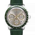 Zeppelin Zeppelin New York 88785  88785 кварцевые мужские часы серебристый циферблат, браслет кожаный — вид спереди