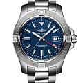 Breitling Breitling Avenger Automatic GMT 45 A32395101C1A1  A32395101C1A1 механические мужские часы синий циферблат, браслет нержавеющая сталь — вид спереди