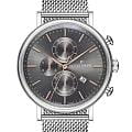 Jacques Philippe Jacques Philippe Aviator JPQGC021246N  JPQGC021246N кварцевые мужские часы серый циферблат, браслет нержавеющая сталь — вид спереди