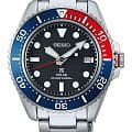 Seiko Seiko Prospex SNE591P1 - коллекция Solar SNE591P1 кварцевые мужские часы черный циферблат, браслет нержавеющая сталь — вид спереди