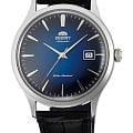 Orient Orient Automatic AC08004D  AC08004D механические мужские часы синий циферблат, браслет кожаный — вид спереди