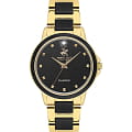 Beverly Hills Polo Club Beverly Hills Polo Club Quartz BP3602C.150  BP3602C.150 кварцевые женские часы черный циферблат, браслет сталь + ip + керамика — вид спереди