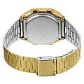 Casio A-168WG-9B мужские часы застежка крупным планом