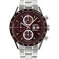 TAG Heuer TAG Heuer Carrera CV2013.BA0794  CV2013.BA0794 механические мужские часы коричневый циферблат, браслет нержавеющая сталь — вид спереди