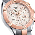Tissot Tissot PR 100 Sport Chic Chronograph T101.917.22.116.00 t-classic швейцарские женские часы на браслете сталь c pvd покрытием боковой вид