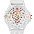 Philipp Plein Philipp Plein The Skull Ecoceramic PWUBA0123  PWUBA0123 кварцевые мужские часы цветной циферблат, браслет силикон — вид спереди