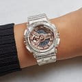 Casio Casio G-Shock GMA-S110SR-7A женские часы розовый циферблат на запястье
