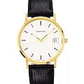 Certina Certina Priska Gold C158.9289.68.11  C15892896811 кварцевые мужские часы  белый циферблат, браслет кожаный — вид спереди