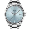Tissot Tissot PR 100 T150.410.11.351.00 PR 100 T1504101135100 кварцевые мужские часы  голубой циферблат, браслет нержавеющая сталь — вид спереди