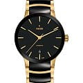Rado Rado Centrix Automatic R30035172 Automatic R30035172 механические мужские часы черный циферблат, браслет сталь + pvd + керамика — вид спереди