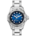 TAG Heuer TAG Heuer Aquaracer Professional 200 WBP2411.BA0622  WBP2411.BA0622 механические женские часы синий циферблат, браслет нержавеющая сталь — вид спереди