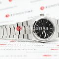 Tissot Tissot PRX 25 mm T137.010.11.056.00 женские часы черный циферблат на запястье