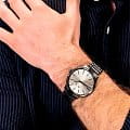 Armani Exchange Armani Exchange Cayde  AX2722,  италия мужские часы на браслете сталь с ip покрытием боковой вид