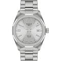 Tissot Tissot PRC 100 Solar Quartz 34mm T151.822.11.031.00 PRC 100 Solar T1518221103100 кварцевые женские часы  серебристый циферблат, браслет нержавеющая сталь — вид спереди