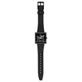 Swatch Swatch Square Bioceramic Standard SO34Z103, bioceramic швейцария женские часы на браслете биоматериал боковой вид