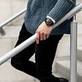 Earnshaw Earnshaw Longitude ES-8063-03 мужские часы черный циферблат на запястье