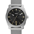 Fossil Fossil FB-02  FS5883  FS5883 кварцевые мужские часы черный циферблат, браслет нержавеющая сталь — вид спереди