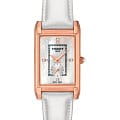 Tissot Tissot Prestigious Lady 18K Gold T923.335.76.116.00  T9233357611600 кварцевые женские часы перламутровый циферблат, браслет кожаный — вид спереди
