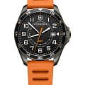 Victorinox Victorinox Fieldforce Sport Chronograph 241897  241897 кварцевые мужские часы  черный циферблат, браслет резина — вид спереди