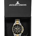 Jacques Lemans 1-2206L наручные мужские часы застежка крупным планом