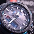 Casio Casio Pro Trek PRW-6100Y-1A pro trek японские мужские часы на браслете карбон + полимер боковой вид