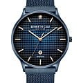 Kenneth Cole Kenneth Cole Classic KCWGH2233504  KCWGH2233504 кварцевые мужские часы синий циферблат, браслет сталь с ip покрытием — вид спереди