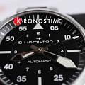 Hamilton Hamilton Khaki Aviation Pilot Auto H76215130 мужские часы черный циферблат на запястье